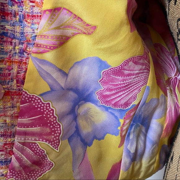 SOLD ESCADA pastel RARE pink tweed suit blazer - Picture 13 of 14